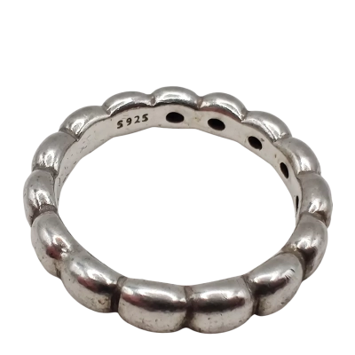 Statement Piece Pandora Stg Silver 925 Cloud9 Bubble Band Ring Size 58