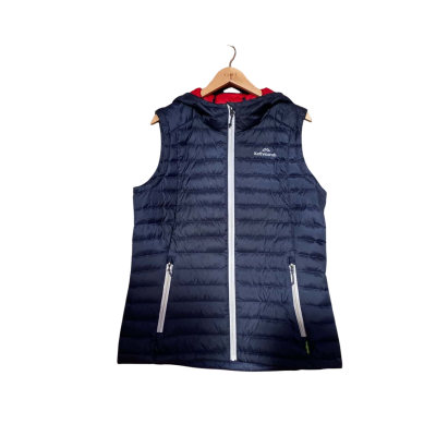 Kathmandu Womens Vests Size 12 Navy Blue / Red 