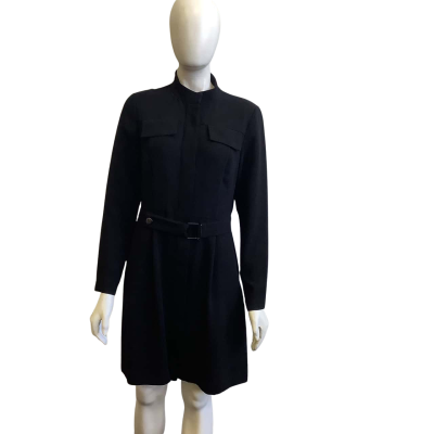 BNWT Cue Women's Size 10 Long Sleeve Mini Dress Black  