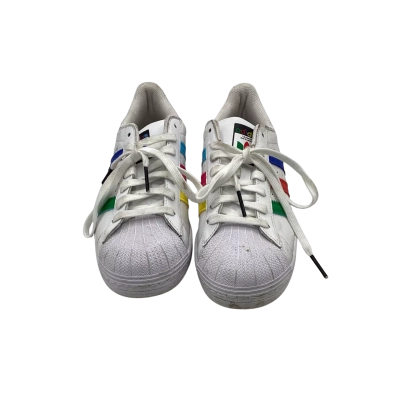 Adidas Superstar Women's  Size 40 / 6.5 / 7 Sneakers White Worn Once