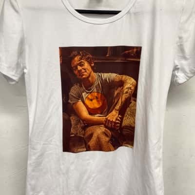 Harry Styles Womens  Size M T-shirts White 