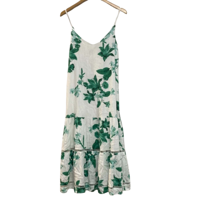 Dotti Womens  Size 6 Floral / Green / White 