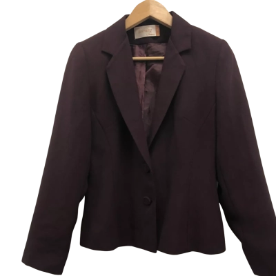 Vintage Rockmans Womens  Size 8 Jacket Maroon 