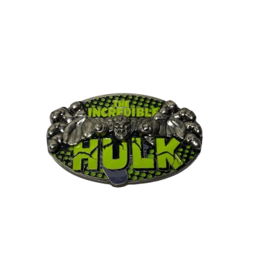 A Hulk belt buckle