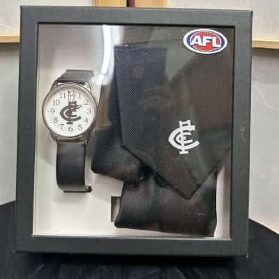 AFL Watch & Tie Gift Set Carlton RRP:$80.00