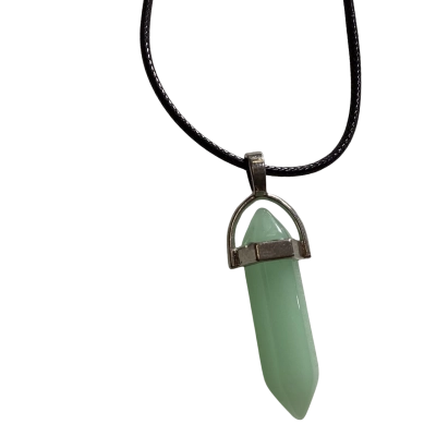  Womens Necklace Green Crystal Style
