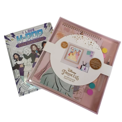 Disney Watercolour Set & K-Pop Colouring & Activity Book - New