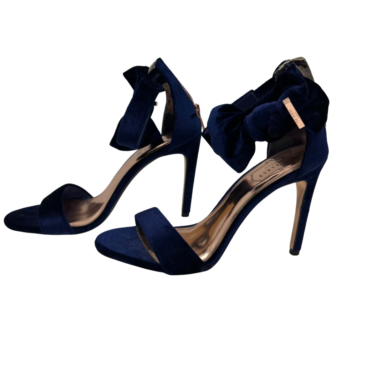 Ted Baker Womens Size 38 Blue Velvet (s)