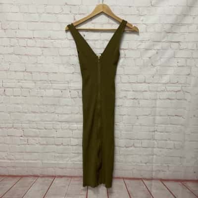 Seed Heritage Womens  Size 6 Midi Dress Green 