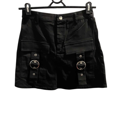 BNWT.  Dangerfield. Womens  Size 8. Mini Skirt, Black Cargo pockets. Twill.  RRP $68.00  