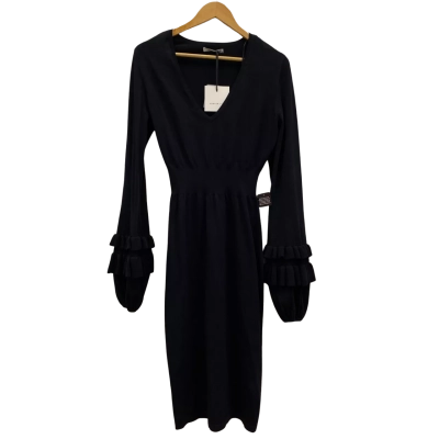 Cooper St Women's Size 14 Long Princess Sleeve Dress Black RRP$180