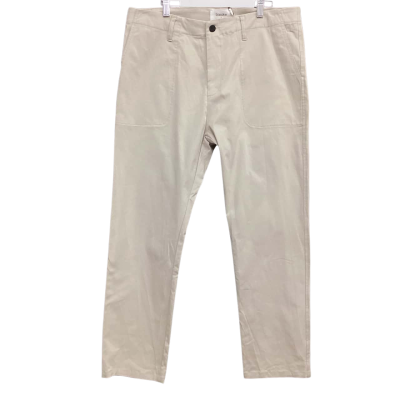 Bassike + The Carlile  Collaboration Roller Pants Size L Natural 