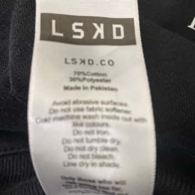 LSKD Womens  Size L Cropped Jumper Black  