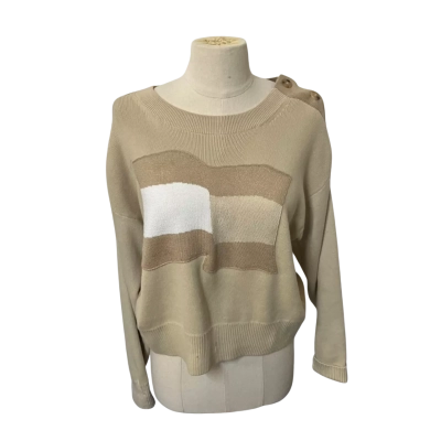  Womens  Size XS Beige / Cream / White 