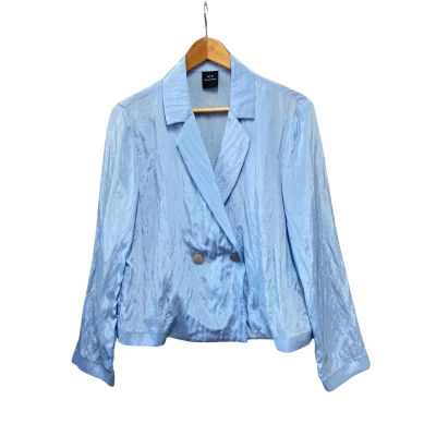 Armani Exchange Womens  Size 10 Jacket Blue 