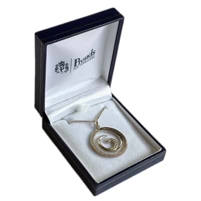 Prouds the Jewellers Womens Necklace / Pendant Sterling Silver Spiral