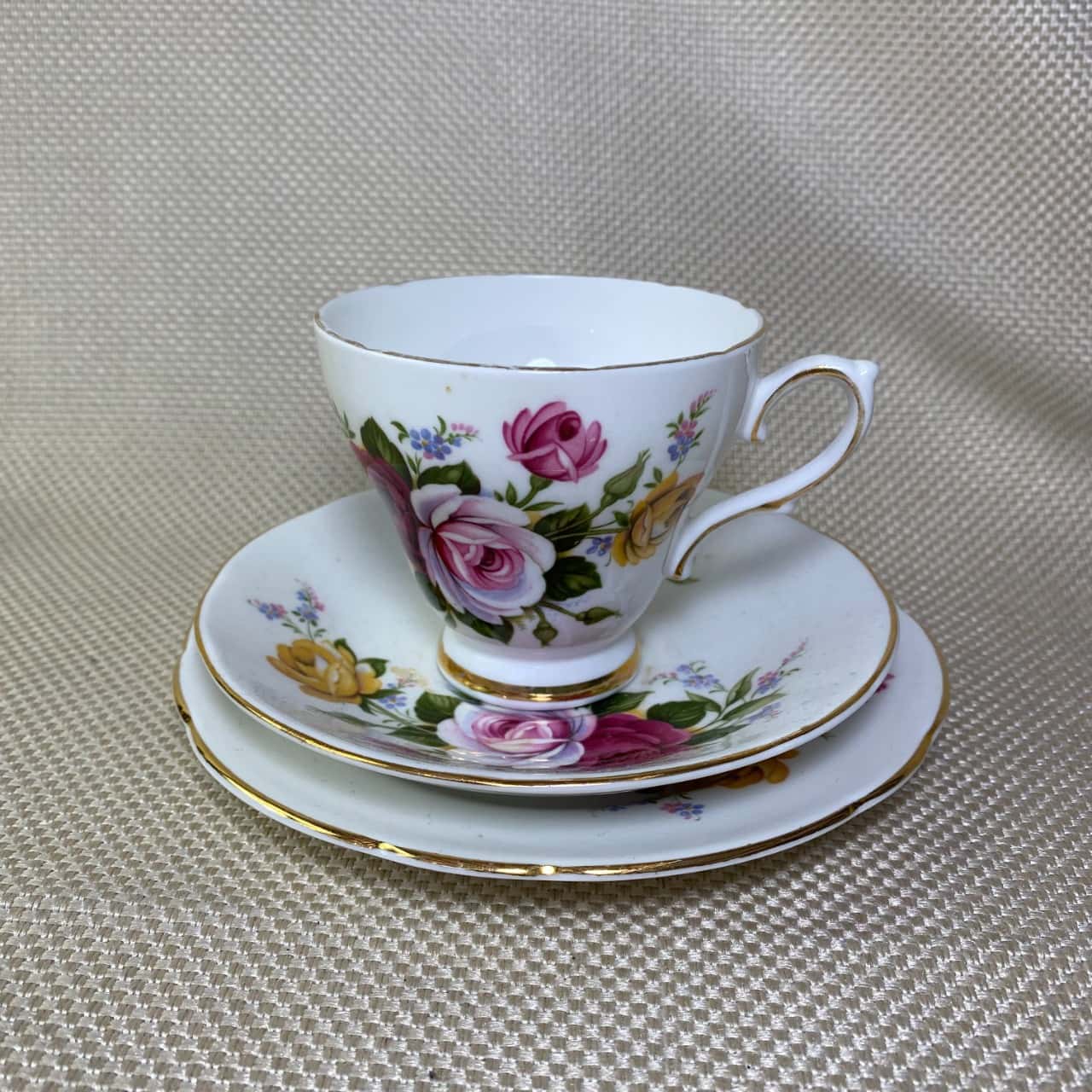 Royal Sutherland Fine Bone China, Cup & Saucer Set ***Used but in very ...