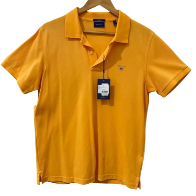 Gant Mens  Size L Polo Shirt Orange / Yellow 