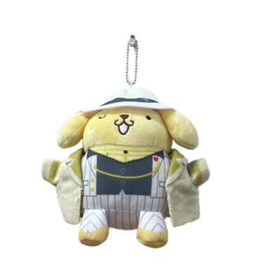 Sanrio Pompompurin NIJISANJI collab Plush charm