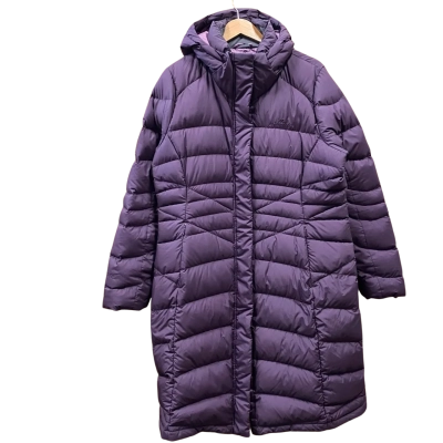 Kathmandu Dark Purple Longline Hooded Puffer Coat Size 18
