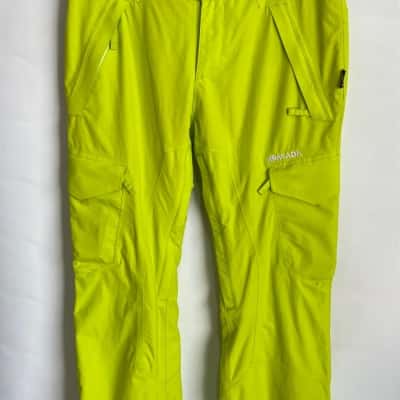  Men's  ARMADA Size M Snow Pants Green 