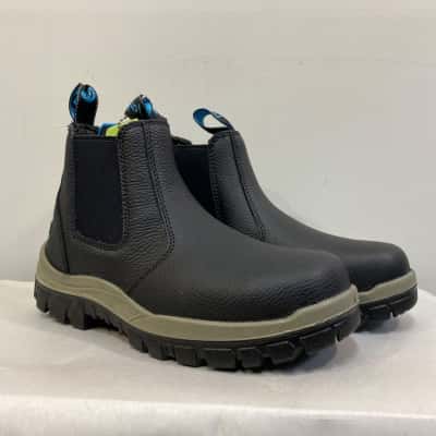 HERCULES Beta Industrials Mens  Size 5 Steel Toe Safety Boots Black  / Grey 