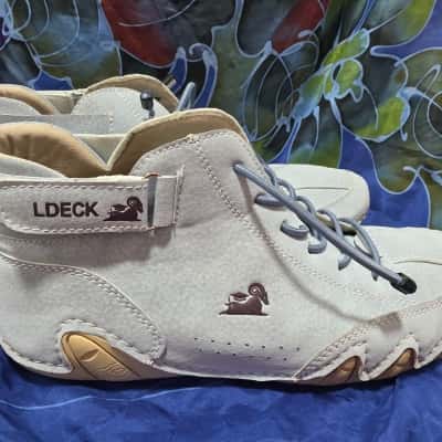  Lansgelling LDECK womens Low Cut Boots Sued Blue 