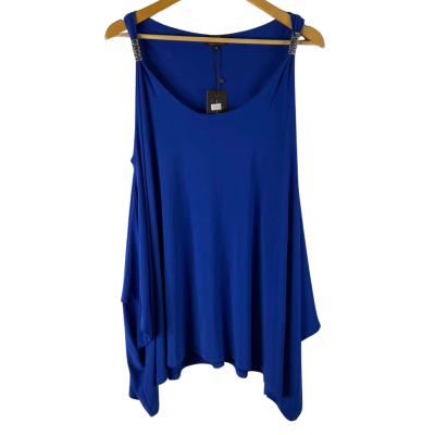 Gabriella Frattini Multi-Way Top – Royal Blue with Silver Embellishment