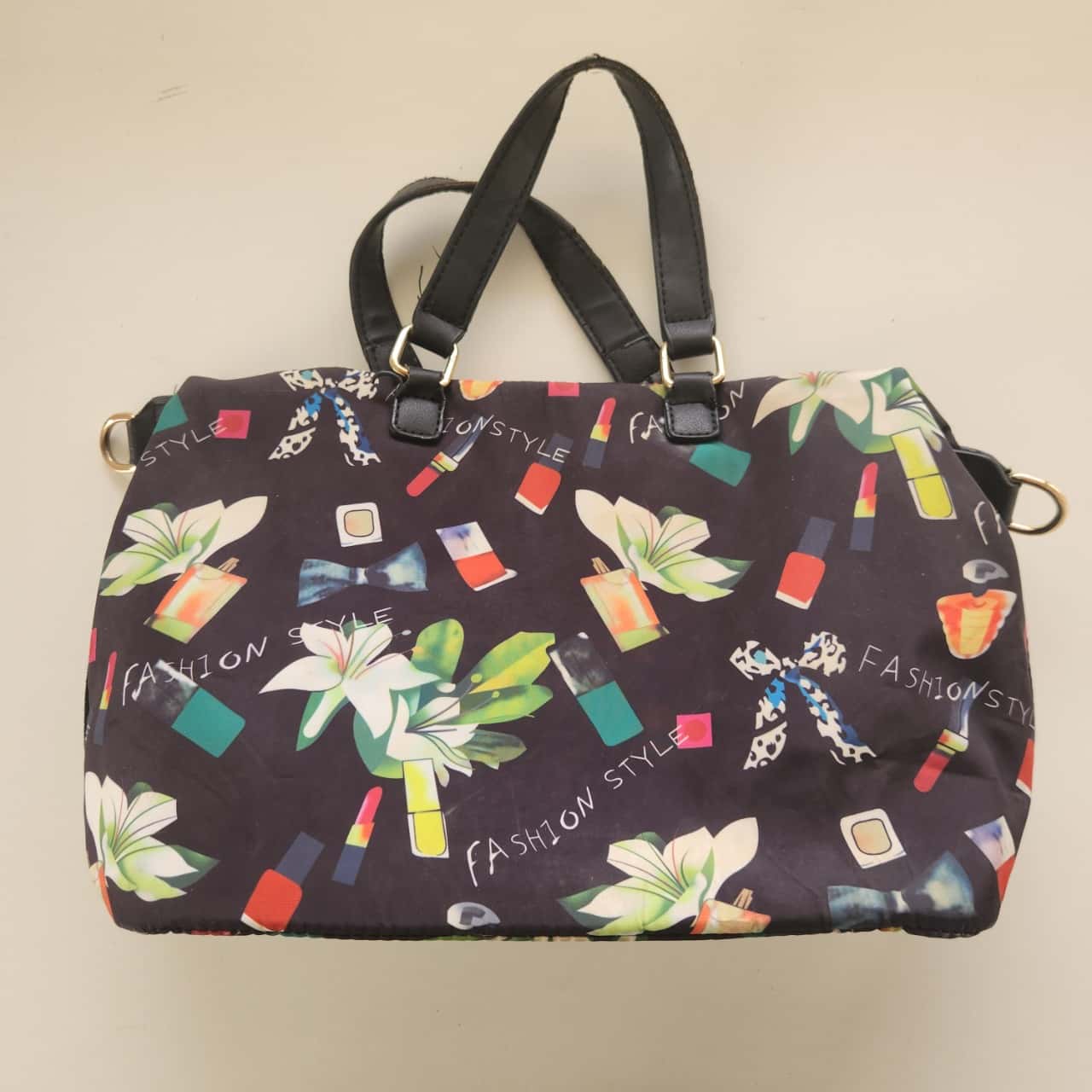 Marc Jacobs Black Floral Handbag (s)