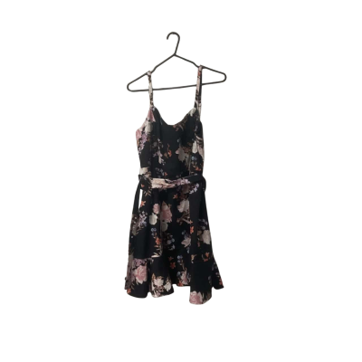 Women’s Portmans  Size 16 Floral Dress Black / White / Brown / Pink 