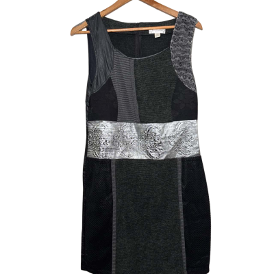 Boo Radley Womens  Size M black and silver dress