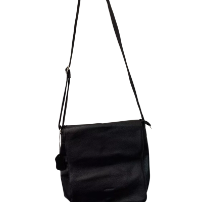 Pierre Cardin Black Leather Cross Body Bag 