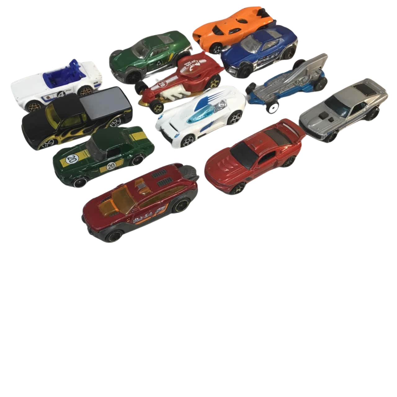 Hot Wheels Assorted Cars x 12 As pictured