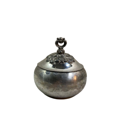 Antique Silver Plated Sugar Bowl 