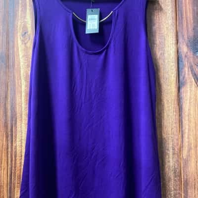 City Chic  Size M Purple top new 