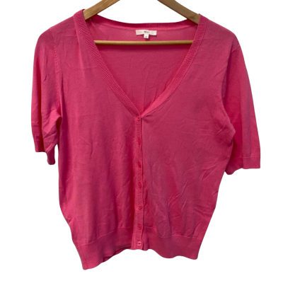 Mix Womens  Size M Button-down Cardigan Pink  