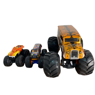 3 Hot Wheels Monster Truck Bundle 