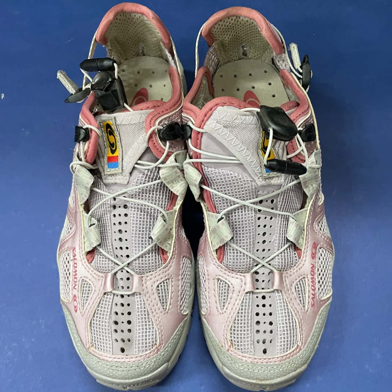 Salomon Womens Size 38 Trainers Pink (s)
