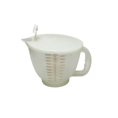 Vintage Tupperware Mix-N-Stor Clear Measuring Cup With Lid