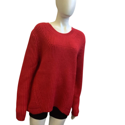 Brand New Witchery Womens  Size XL Wool & Alpaca Blend Jumper Red