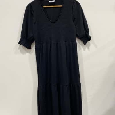 Sussan Womens  Size XXS Short Sleeve Dress  Black  