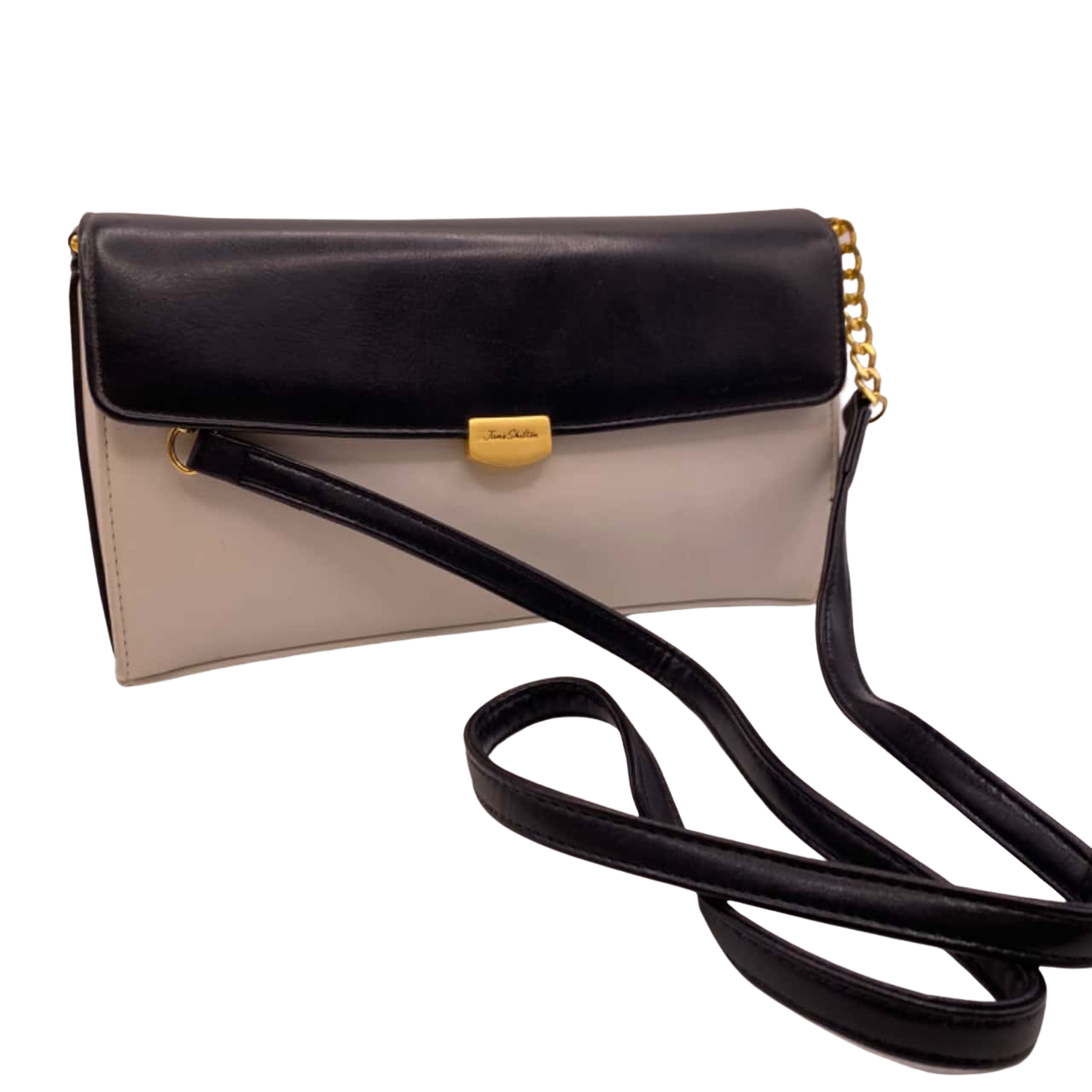 NWOT Womens Handbag / Shoulder Bag Black / Cream