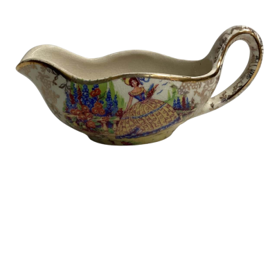 “Crinoline Lady “ Shelton Ivory Creamer/Milk jug