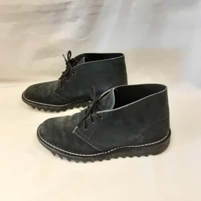 Mens  Size 8.5 Black  Rossi 4046 Ripple Desert Suede boots Featuring High Quality Suede And Sawtooth Ripple Sole