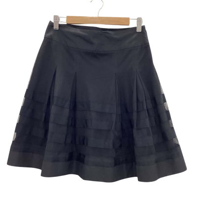 Alannah Hill Womens  Size 12 Pleated Skirt Black  