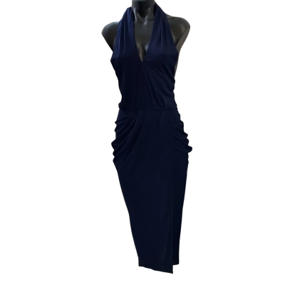 Ruby sees all  Womens  Size 8 Cocktail Dress Navy Blue 