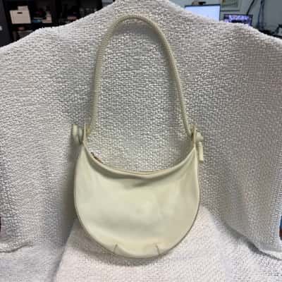 Brie Leon 'Tie Know Crossiant' Hangbag Vegan Leather and Cotton Handbag