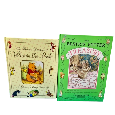 Winnie the Pooh Hard 1998 Mint Hard Cover Book  & Beatrix Potter 1994 Mint  Hard Cover Book 