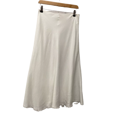 Ounce  Womens  Size M A-Line Skirt Off White 