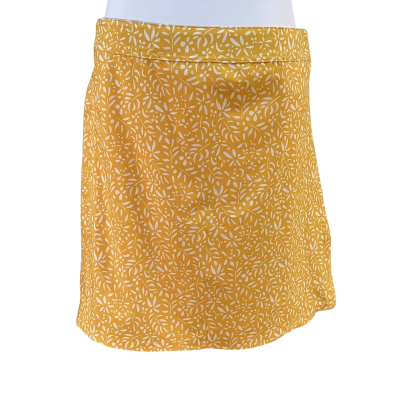 Ripskirt Womens Size M Adjustable Wrap Skirt Yellow 